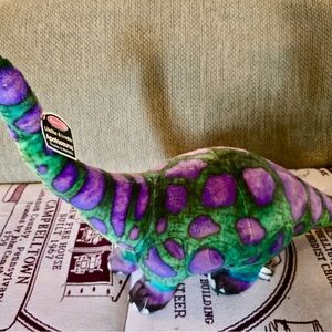 Vintage Melissa & Doug Vibrant Apatosaurus Plush